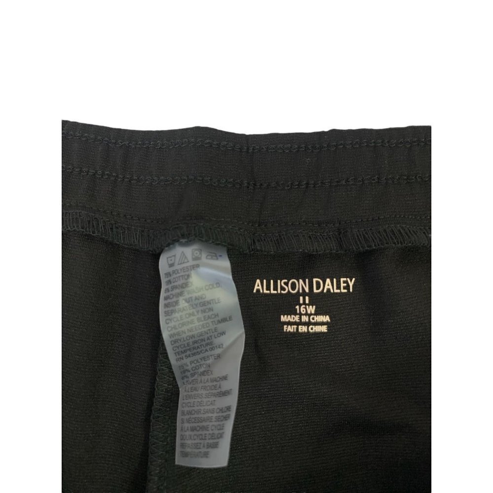 Allison Daley Women's Black Key Basic Pants - Picture 3 of 7